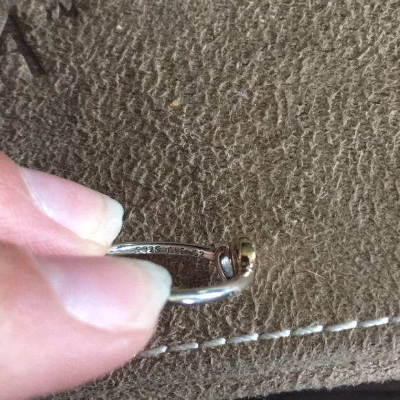 Pandora Two Tone Ring - Picture 3 of 3